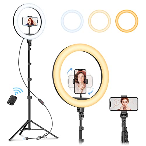 Weilisi Weilisi 12" Selfie Ring Light with 63" Tripod Stand, Dimmable — Build quality and design details up close
