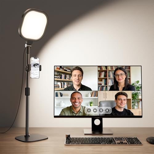 LitONES Zoom Lighting for Computer, Adjustable Desk Lighting for Video — Build quality and design details up close
