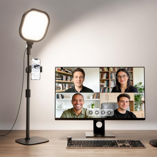 LitONES Zoom Lighting for Computer, Adjustable Desk Lighting for Video — Build quality and design details up close