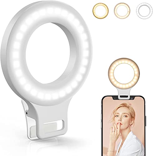 Kimwood Clip on Ring Light, Kimwood Rechargeable 60 LED Selfie Ring Li — Build quality and design details up close