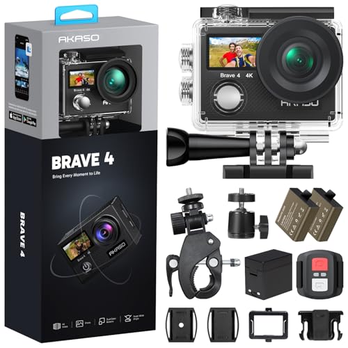 AKASO AKASO Brave 4 Action Camera 4K30 Ultra Hd Waterproof Underwater — Controls and everyday operation