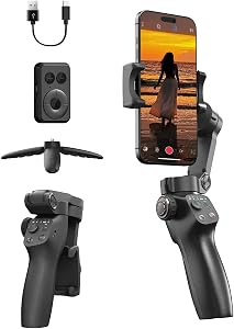 FUNSNAP CM8 Gimbal Stabilizer for iPhone Android, 3-Axis Phone Gimbal with Remote Control 