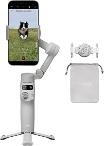 DJI Osmo Mobile 7 Gimbal Stabilizer for iPhone, Android, Built-in Tripod, Portable Stabili