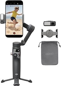 DJI Osmo Mobile 7P Gimbal Stabilizer for iPhone, Android, Native Tracking, Lighting, 3-Axi