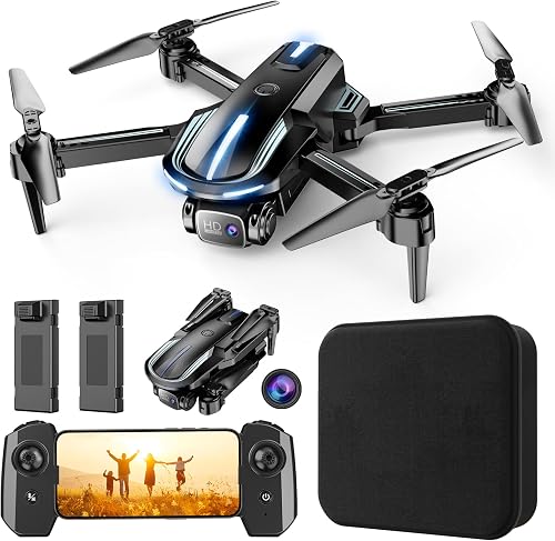 Drone with Camera for Adults Beginners Kids, Fun 1080P Foldable Mini D — Design and materials in detail