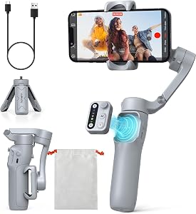 hohem iSteady X3 SE Gimbal Stabilizer for iPhone, Phone Stabilizer with Detachable Remote 