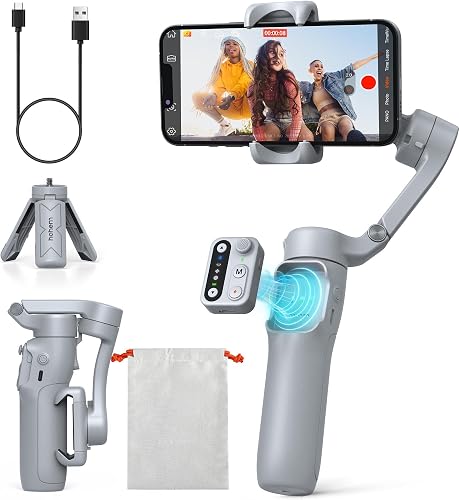 hohem iSteady X3 SE Gimbal Stabilizer for iPhone, Phone Stabilizer wit — Build quality and design details up close