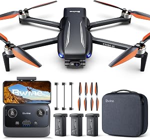 Bwine F7MINI 4K Video 8K Photo Drones with Camera for Adults, 3-Axis Gimbal EIS, 96Mins, 2