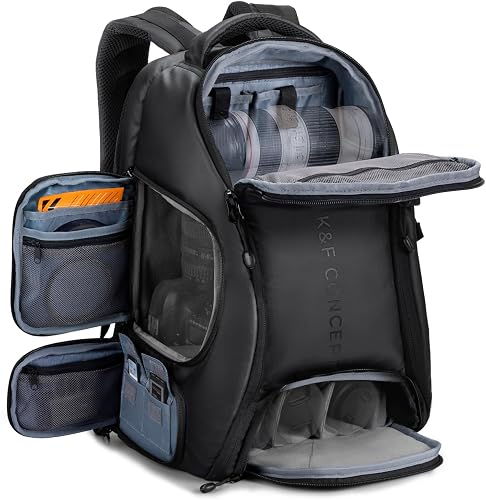 K&F CONCEPT Camera Backpack,25L Large Capacity Camera Bag for Photogra — Key features at a glance