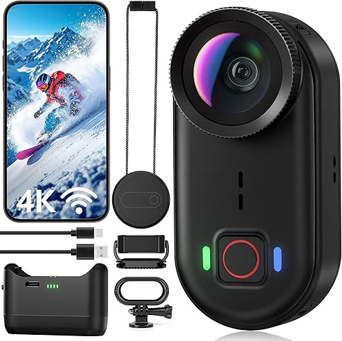 4K Mini Body Action Cameras POV Body Cam, 64GB Sports Camera with Audi — Real-world performance testing in action